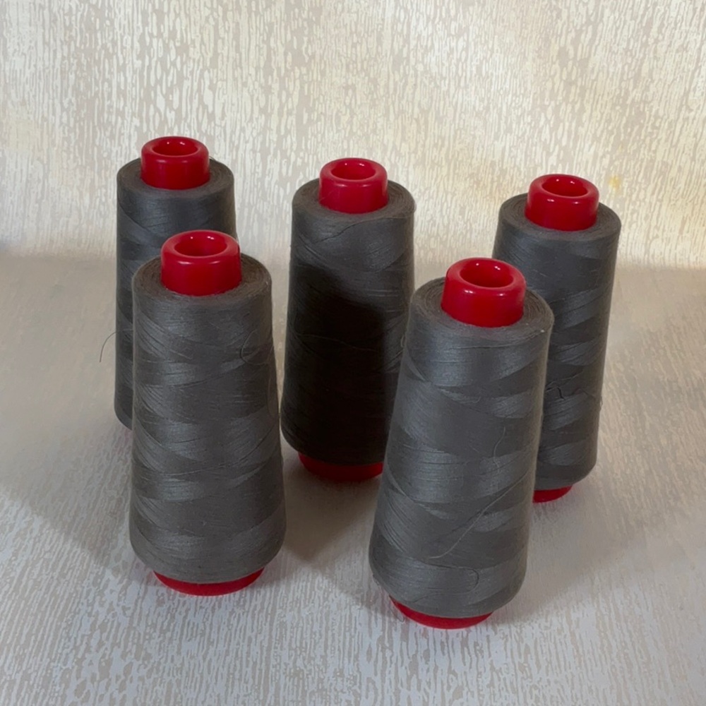 5 Cones Sewing/Serger Taupe Polyester Thread Tex 21 6000 Yards - Picture 3 of 6